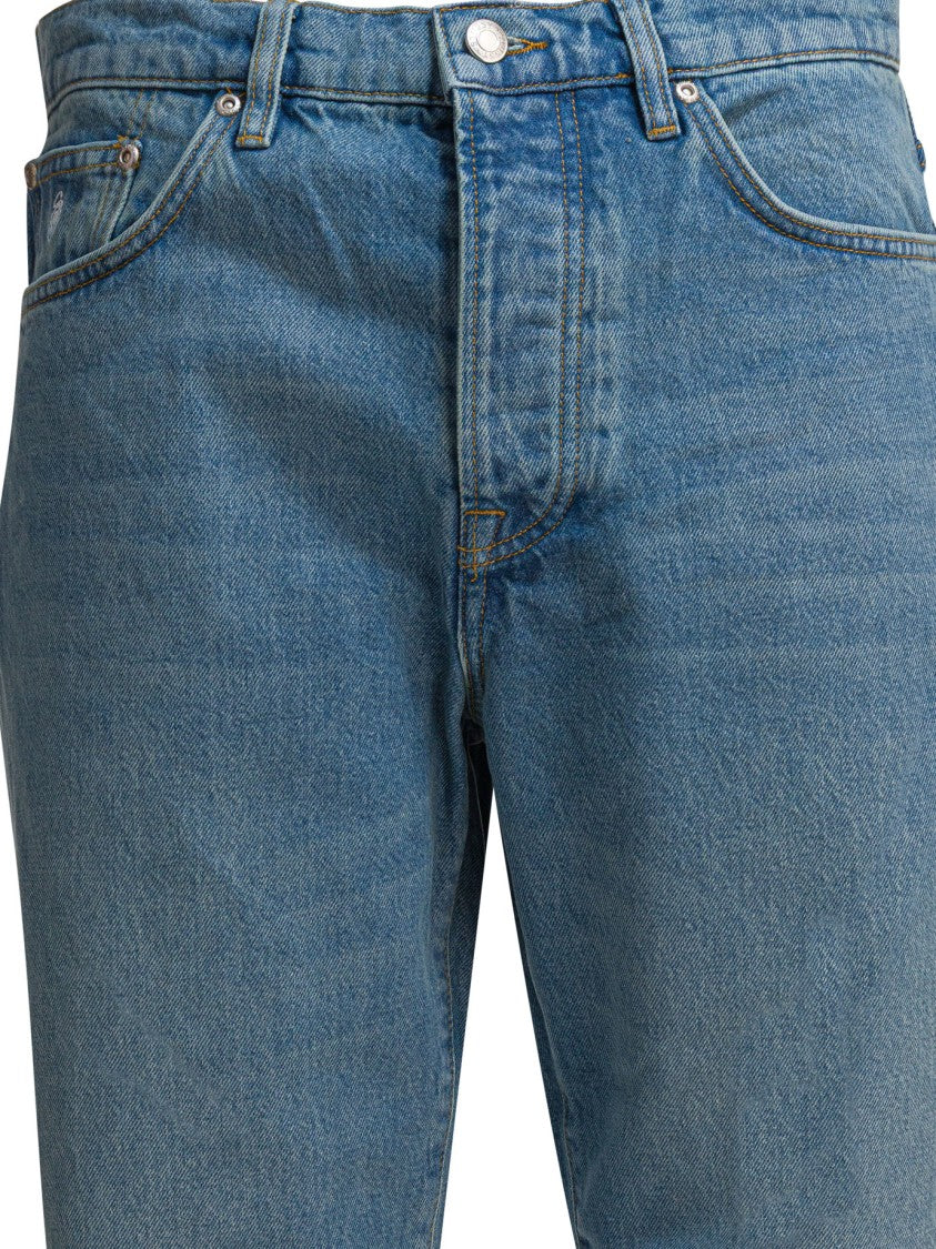 Stussy Classic Fit Medium Blue Denim Jeans