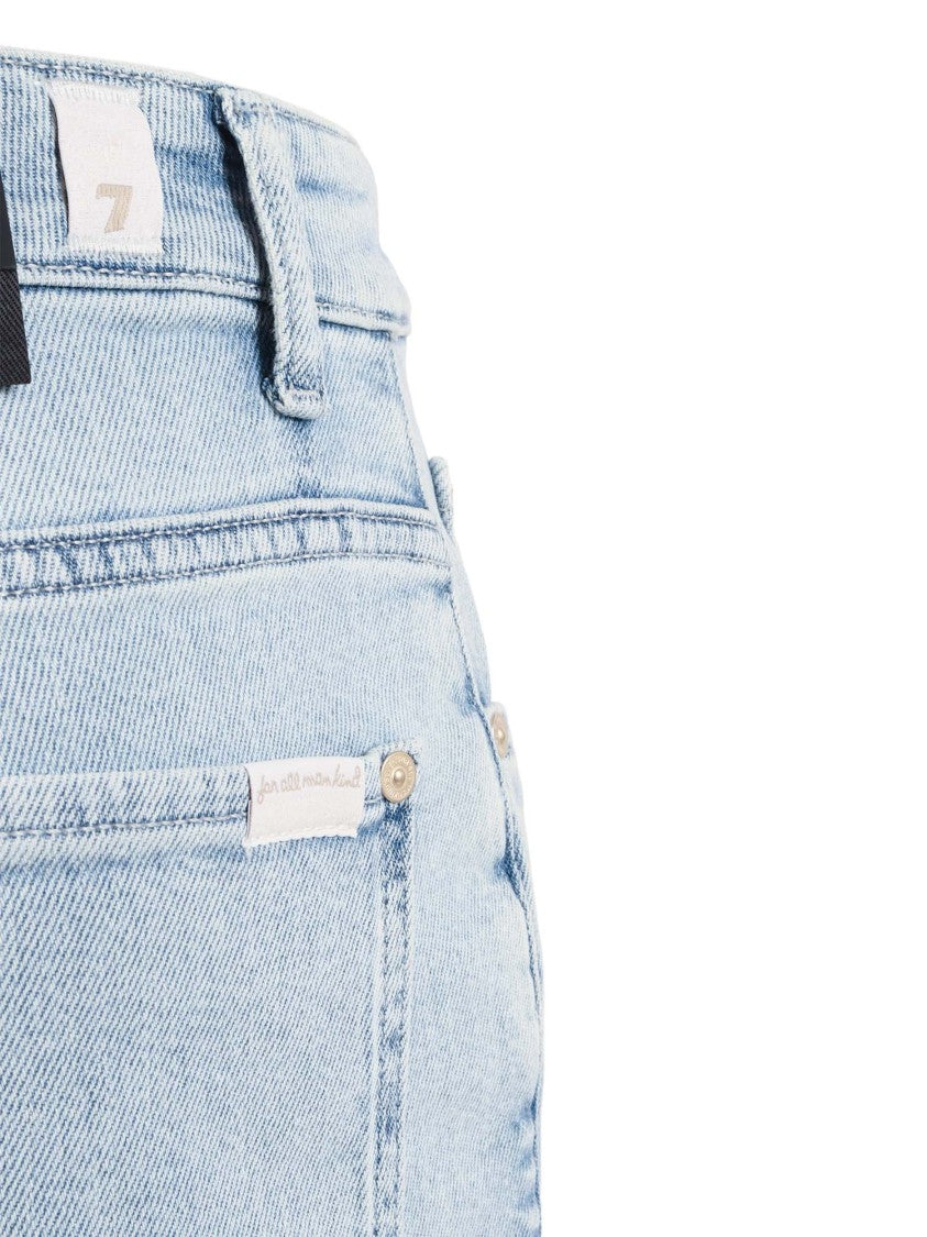 7 For All Mankind Frozen Calie Straight Jeans