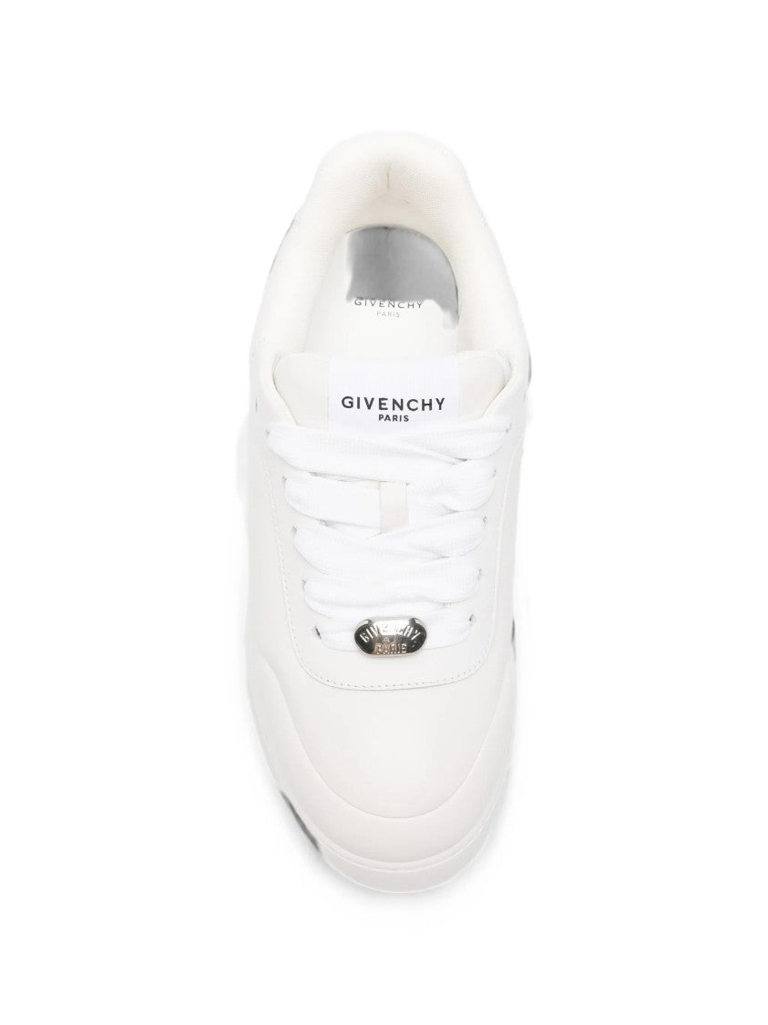 Givenchy Lamb Skin Low-Top Sneakers With Minimalist Design