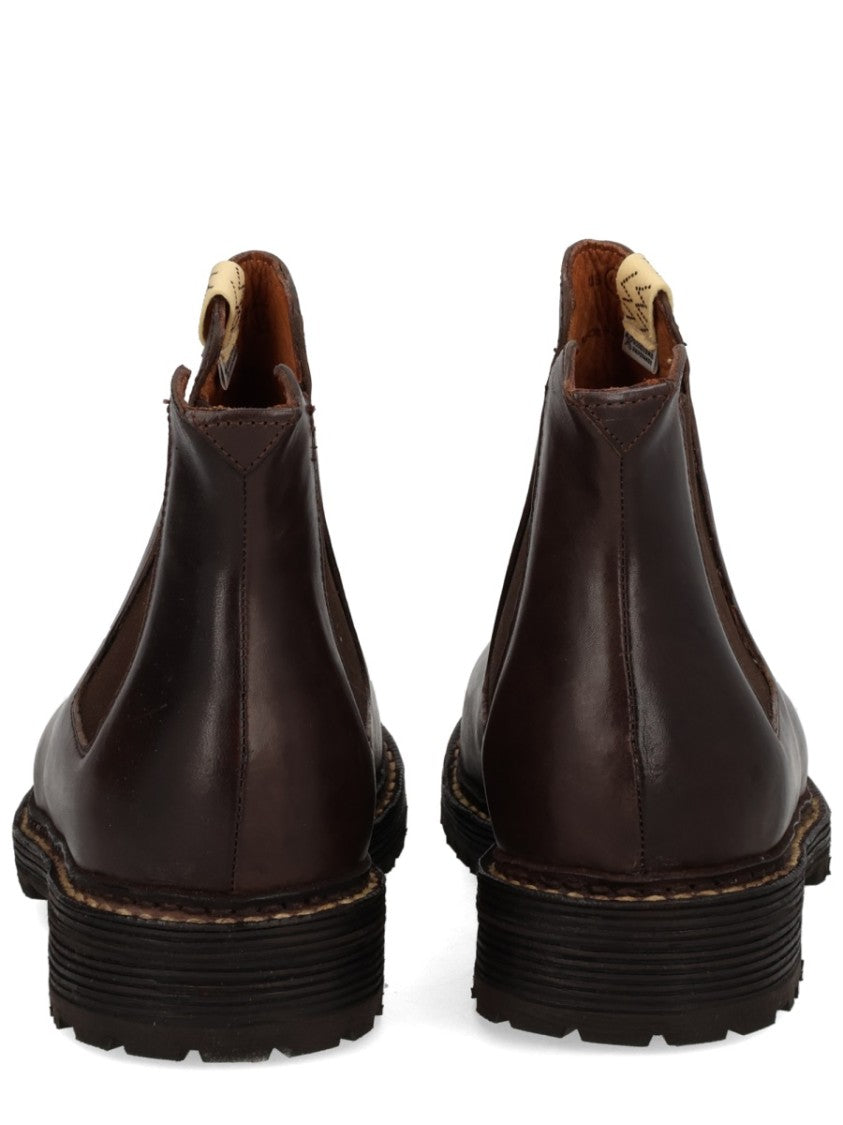 Visvim Dark Brown Leather Chelsea Boot