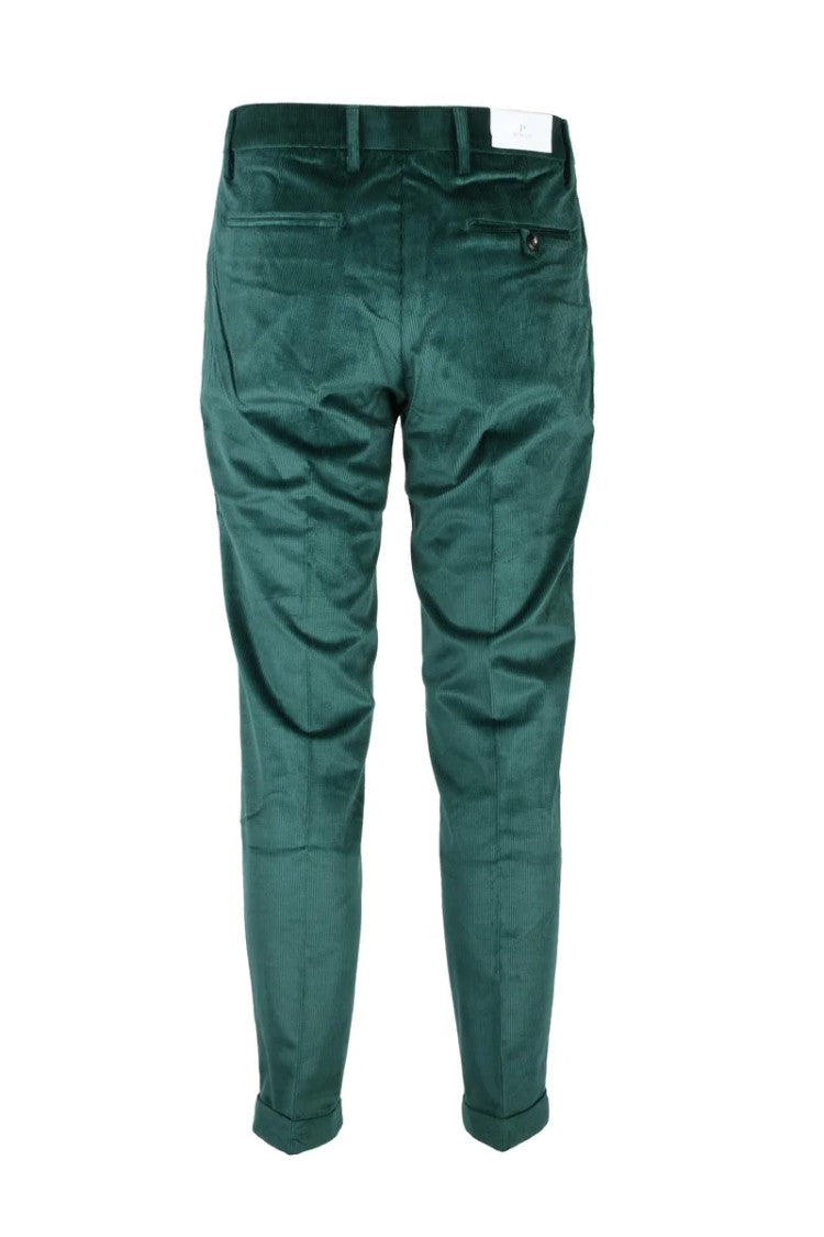 Michael Coal 1+ Green Cotton-Blend Stretch Pants