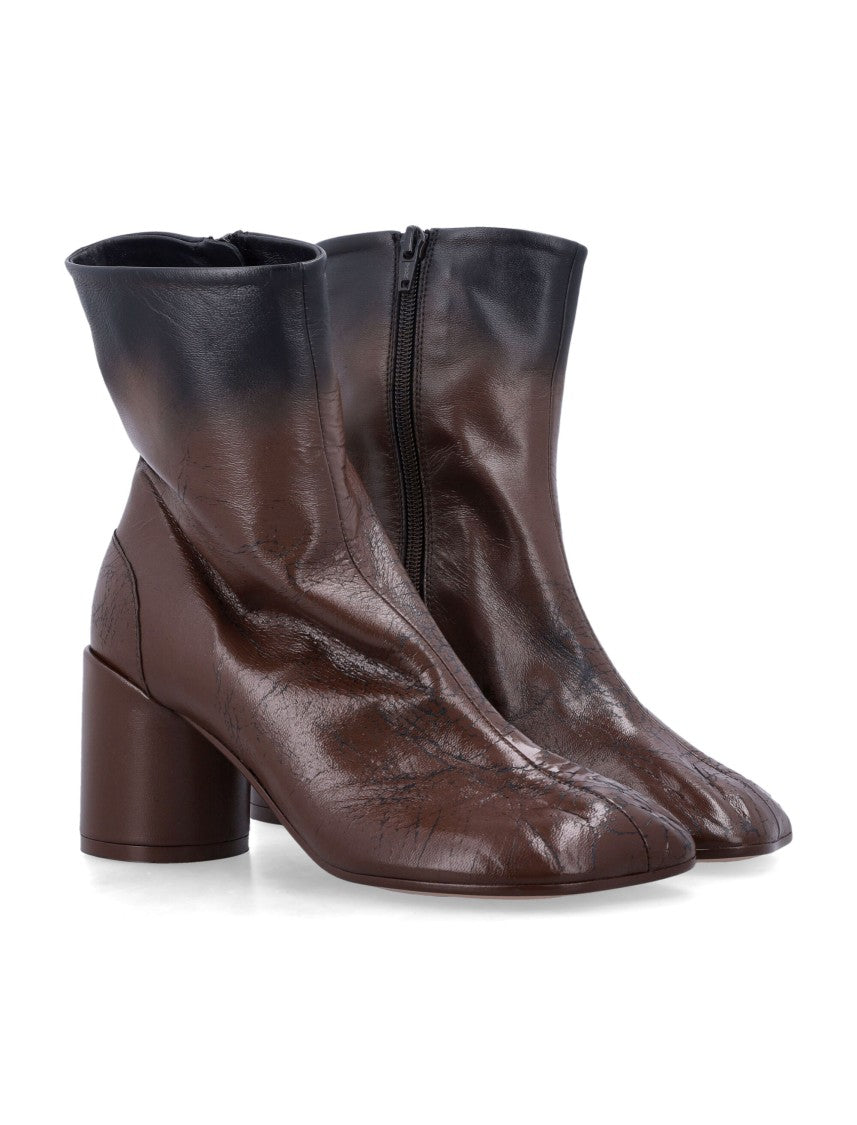 Mm6 By Maison Margiela Anatomic Leather Ankle Boots