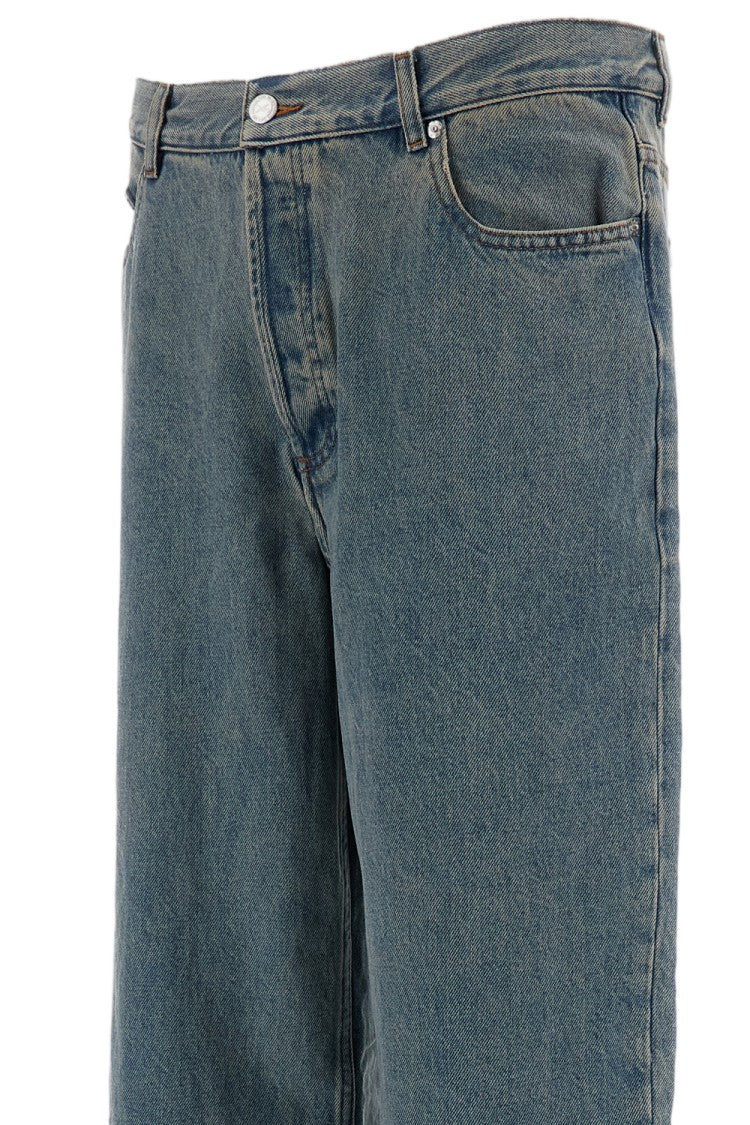 A.P.C. Light Blue Aaron High-Rise Wide-Leg Jeans