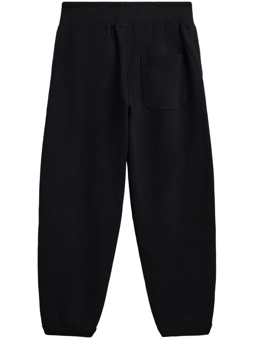 Y-3 Relaxed Fit Cropped Trousers With Graphic Print