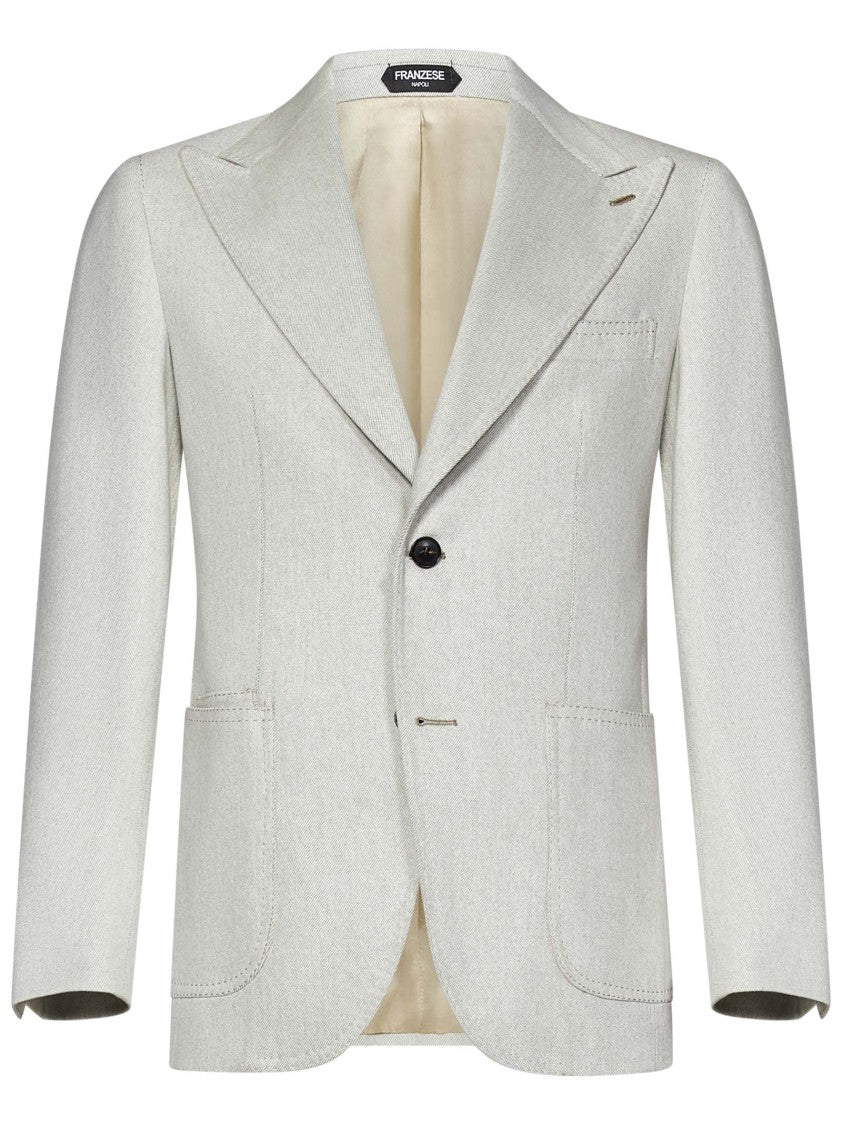 Franzese Collection Tailored Beige Blazer