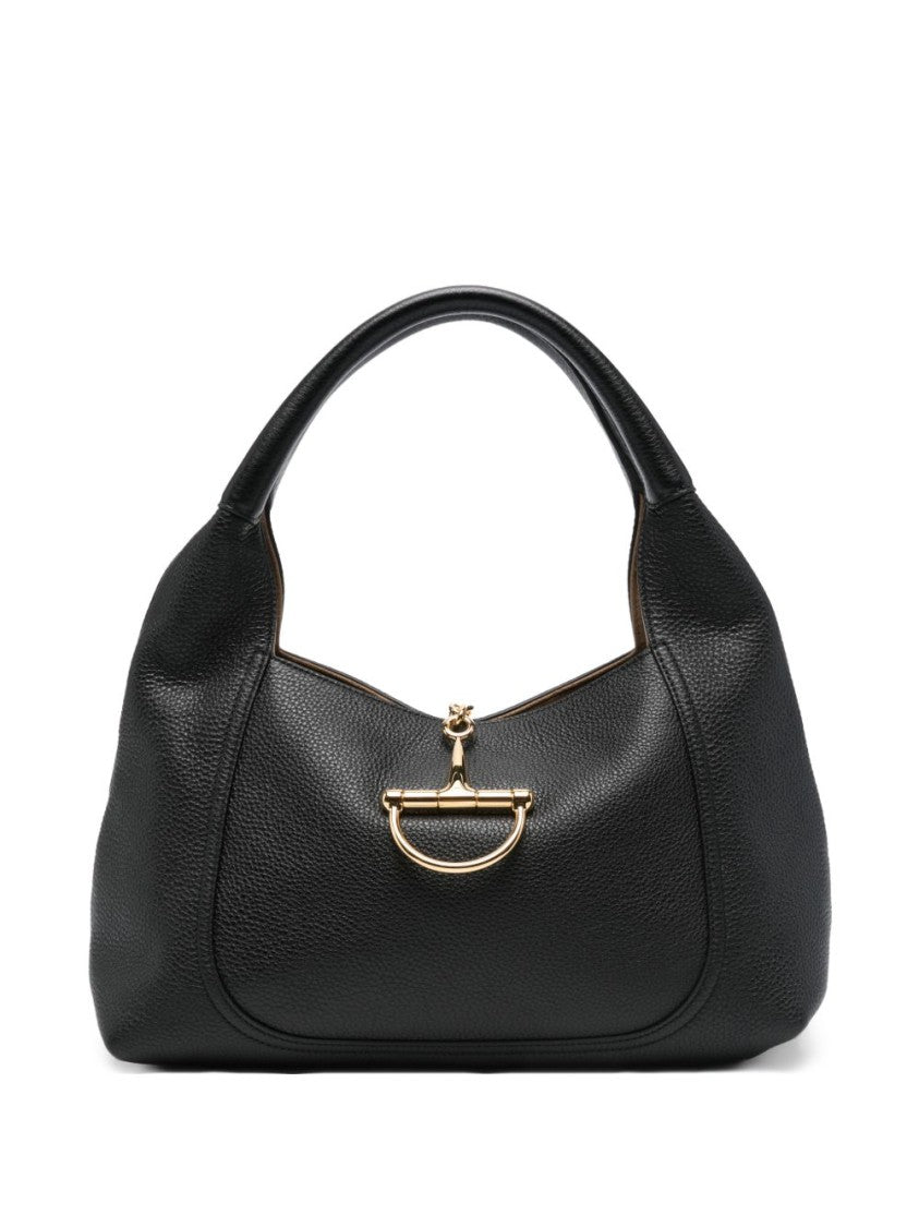 Gucci Structured Calfskin Handbag