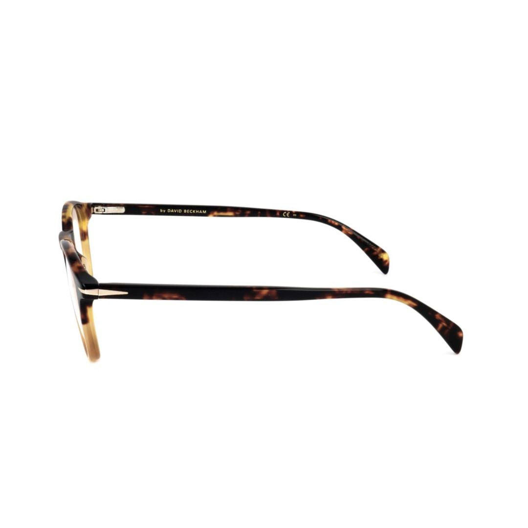 David Beckham Db 1018 Round Tortoiseshell Acetate Eyeglasses