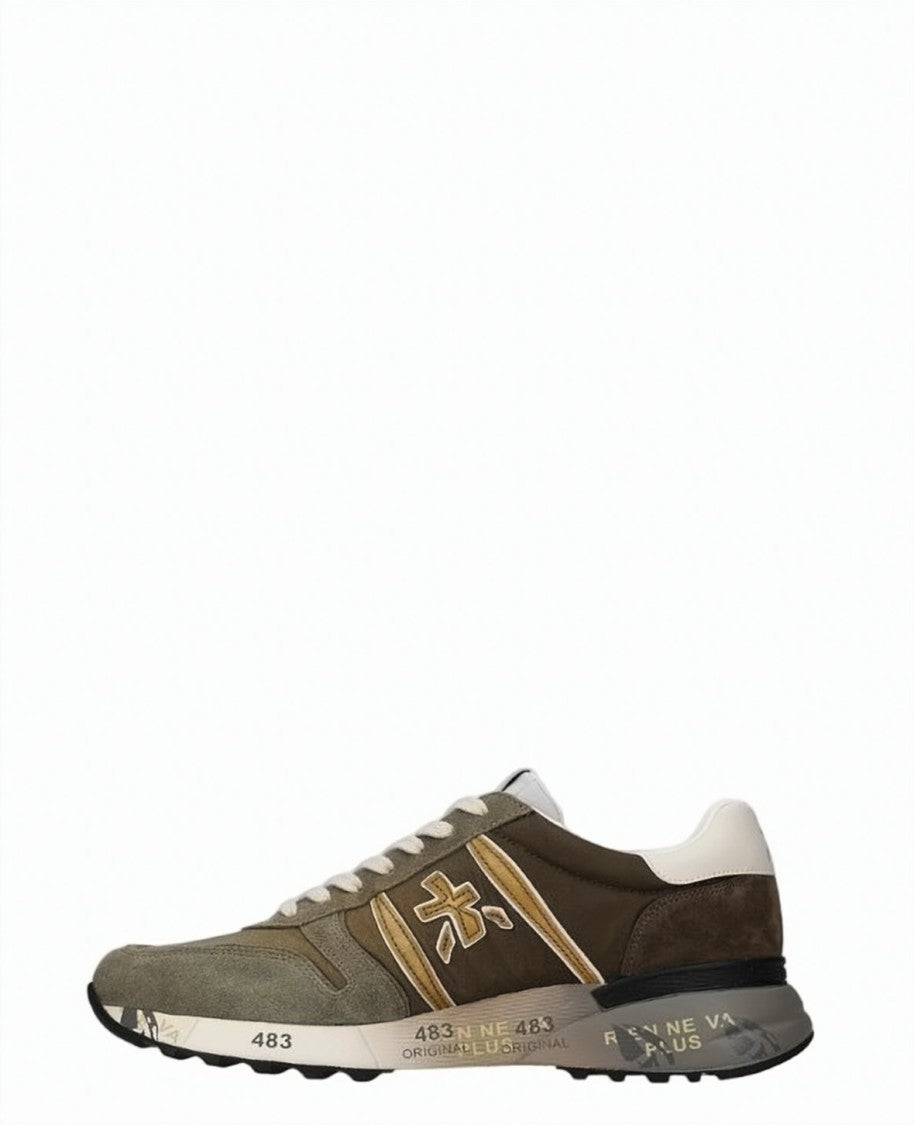 Premiata Lander 8009 Suede Insert Sneakers