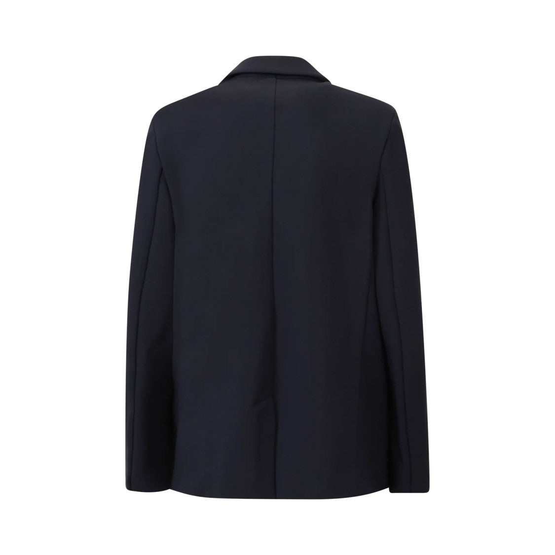Max Mara Double-Breasted Tailored Jacket In Deep Navy