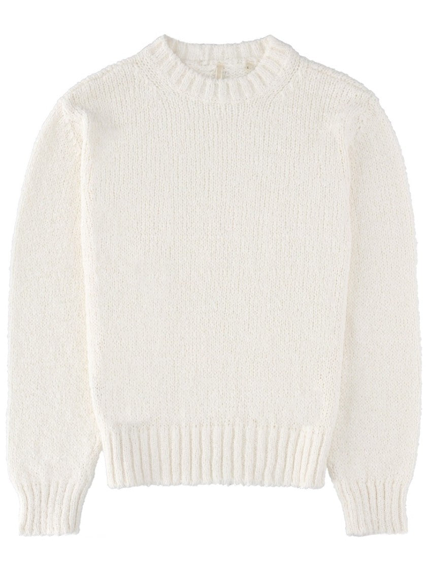 Sunflower Frederik Slightly Cropped Textured Cotton Sweater