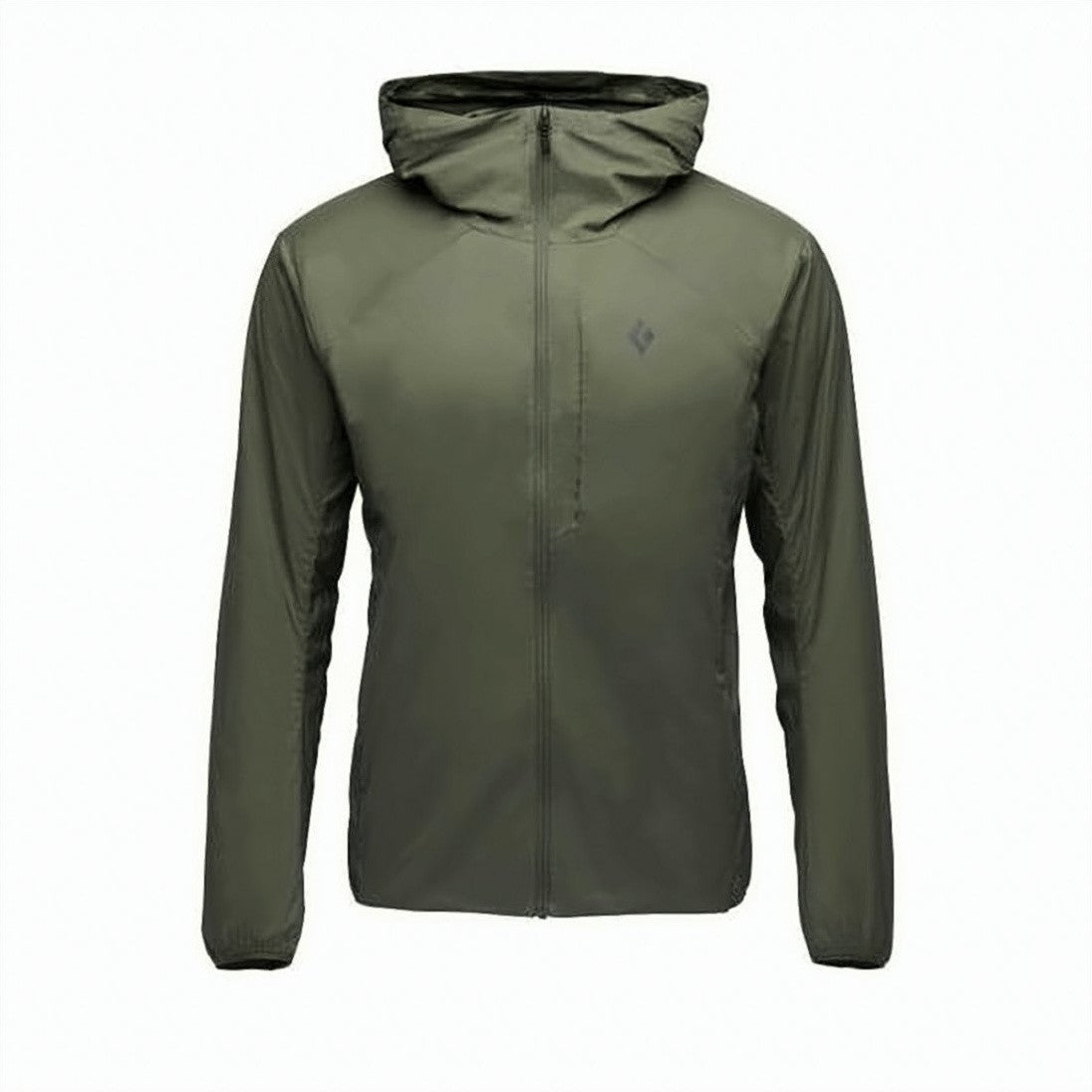 Black Diamond Sleek Lightweight Hooded Jacket With Chest Pocket
