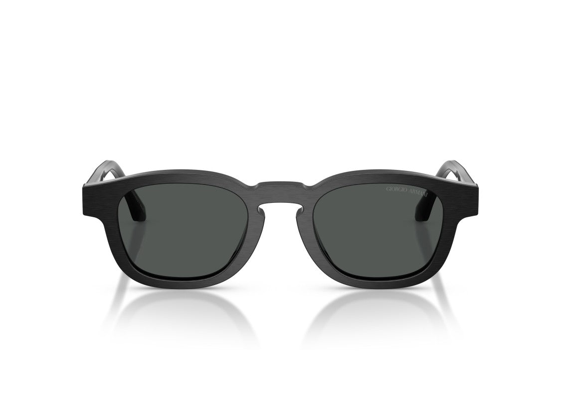Giorgio Armani Black 0Ar8254u Matte Square Sunglasses