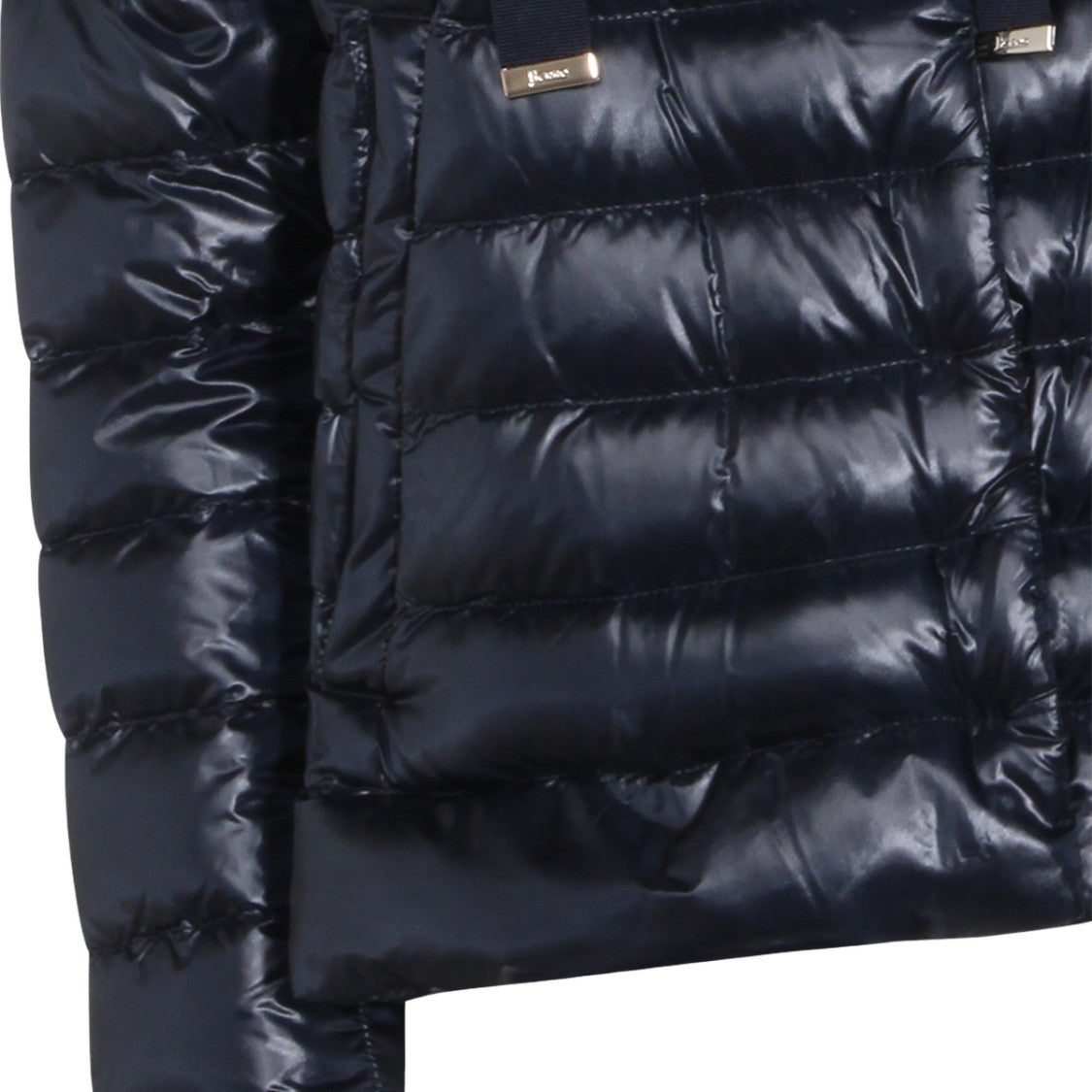 Herno Classic Blue Coat With Timeless Silhouette