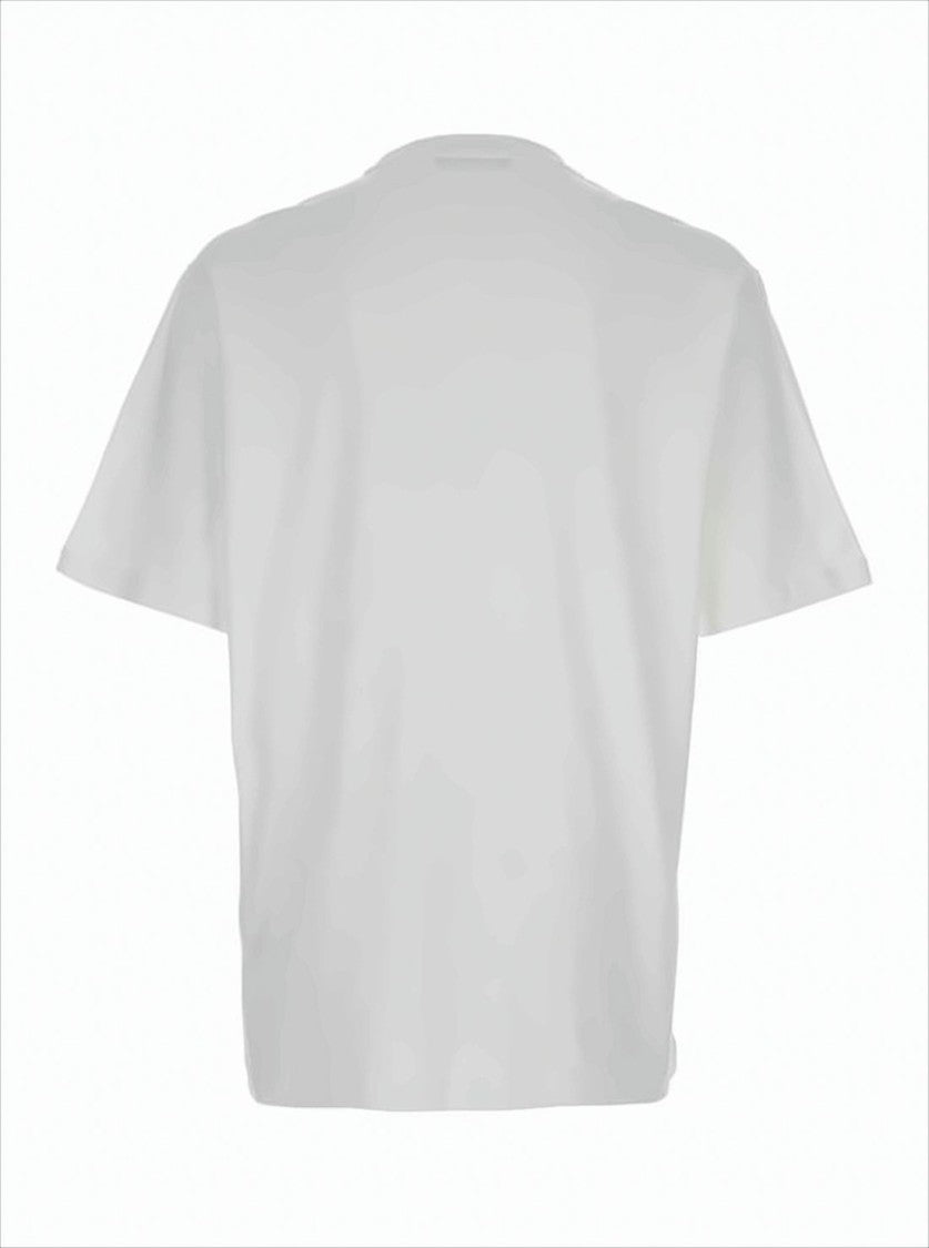 Versace Short-Sleeved T-Shirt With Embossed Medusa Design