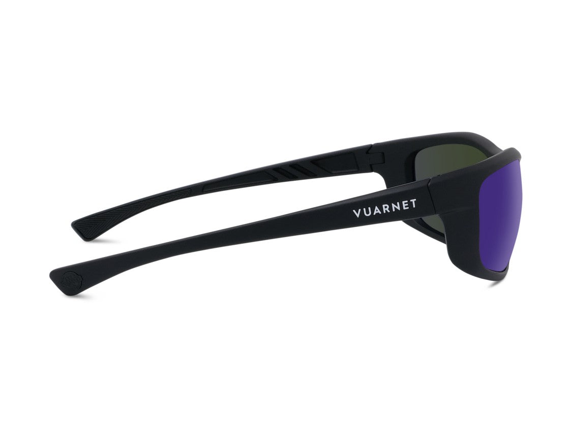 Vuarnet Vu40122u Matte Black Rectangular Sunglasses