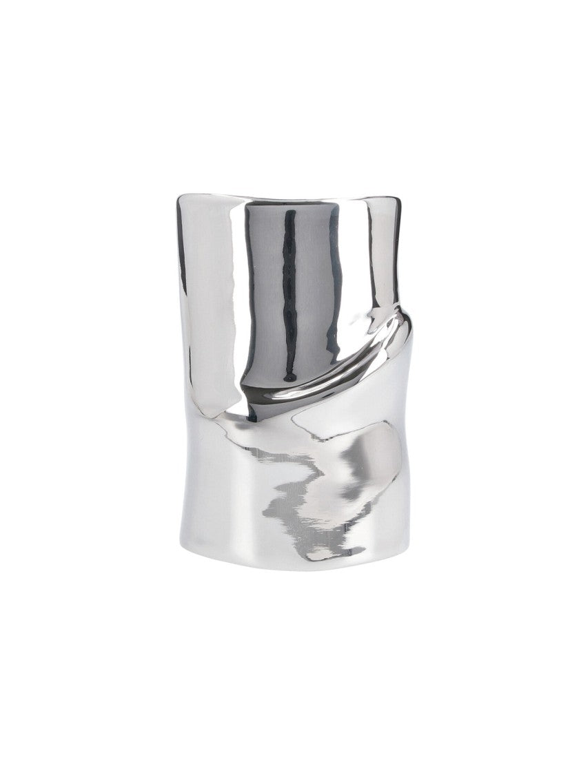 Courrèges Silver Melting 32 Degrees Sculptural Bracelet
