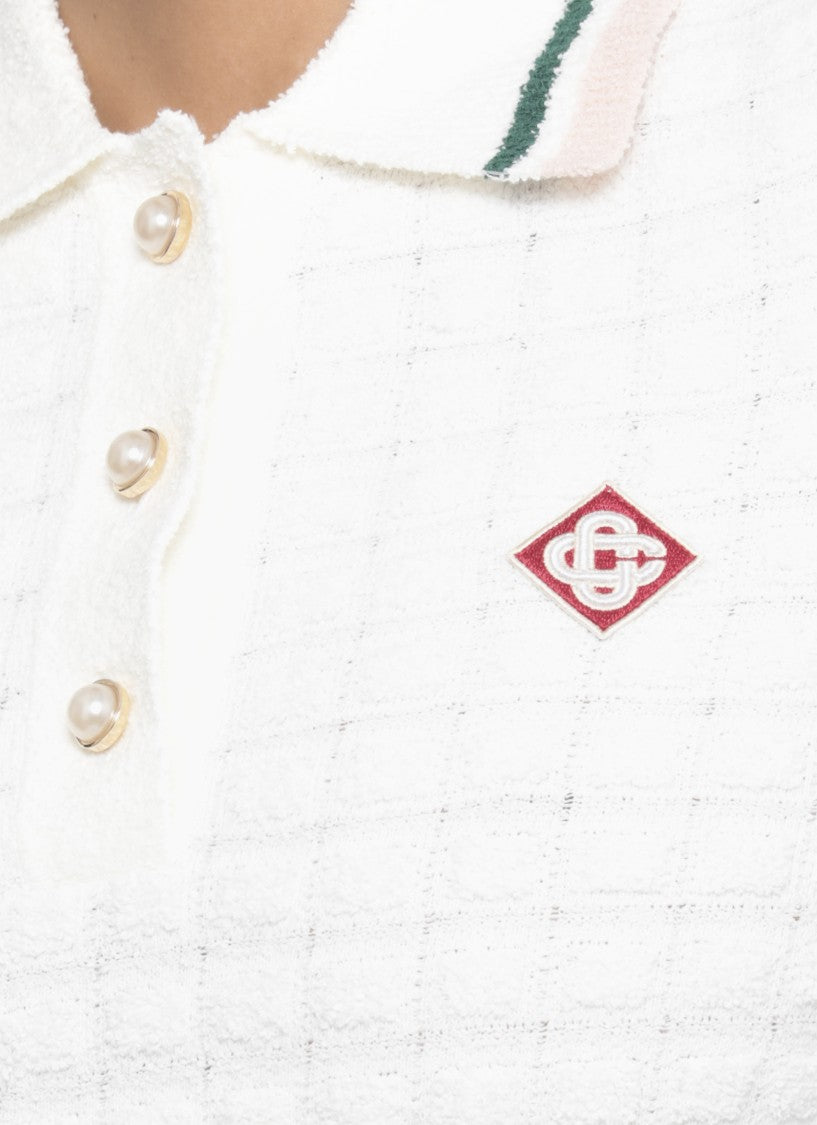 Casablanca Logoed Polo Shirt