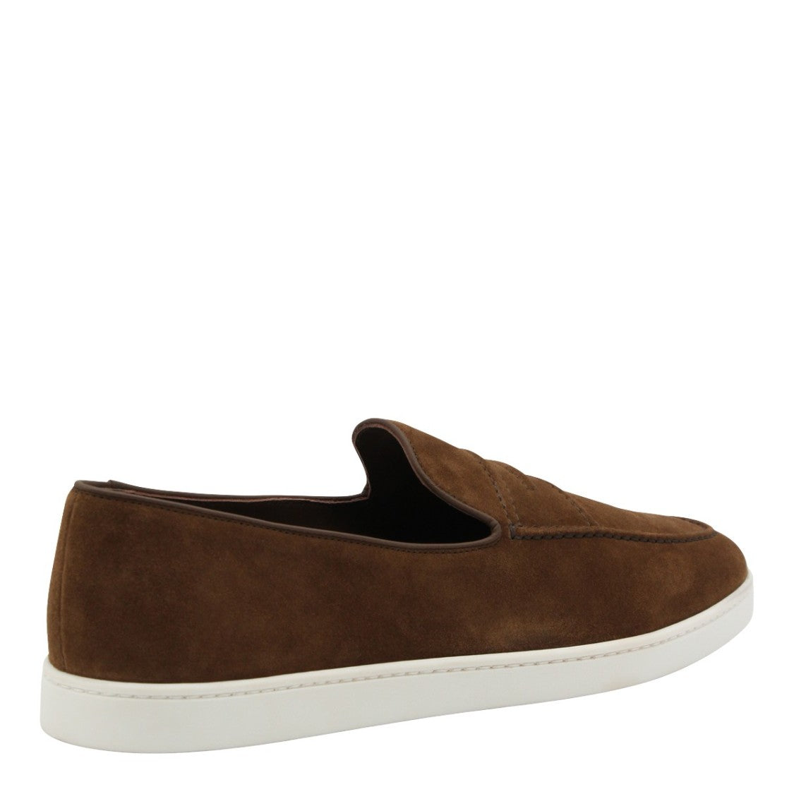 Church's Moccasin-Style Brown Suede Slip-On Shoes