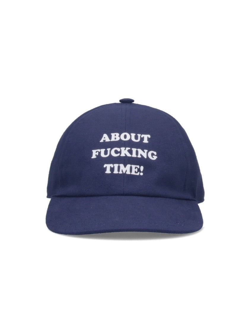 Stella Mccartney About F*****G Time!' Baseball Cap – Navy