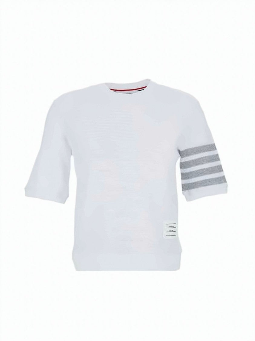Thom Browne Textured Cotton Piqué Top