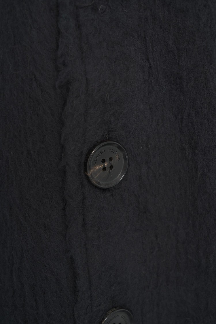 Roberto Collina Cardigan With V-Neck And Patch Pockets