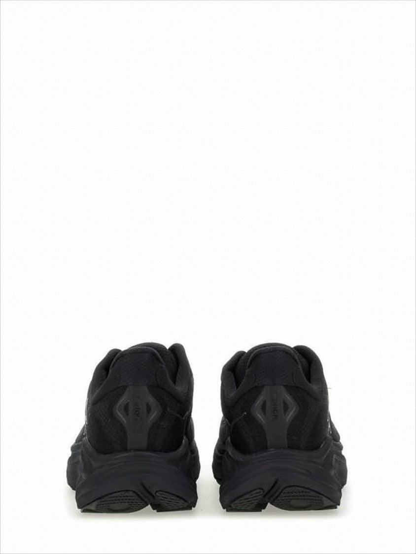 Hoka Breathable Mesh Sneakers With Durable Rubber Sole