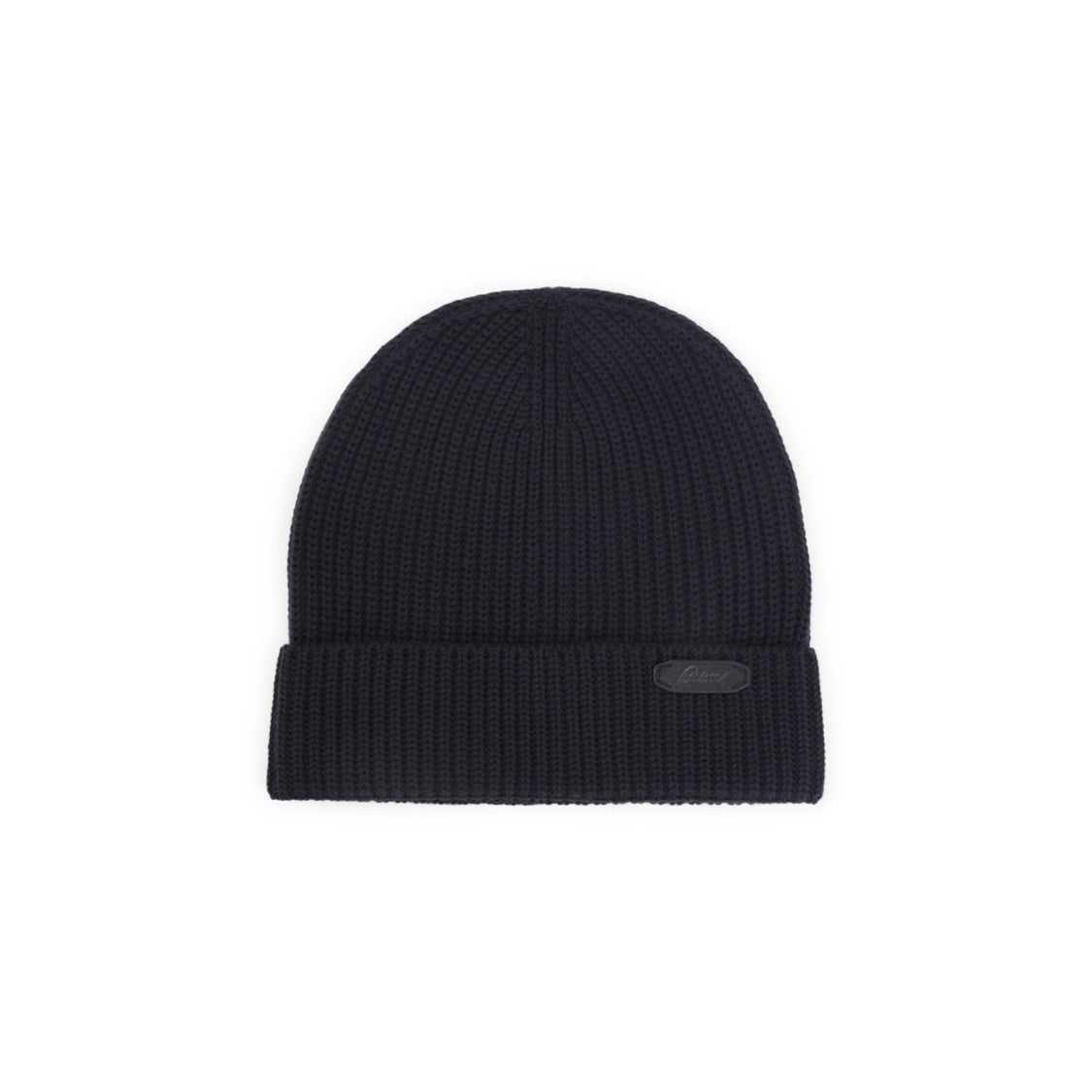 Brioni Midnight Blue Wool Knitted Beanie