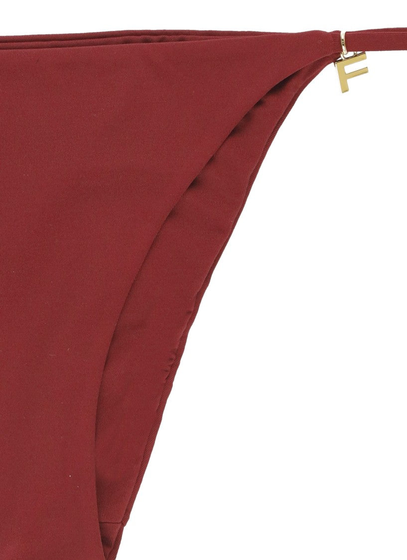 Fisico Halterneck Bordeaux Bikini