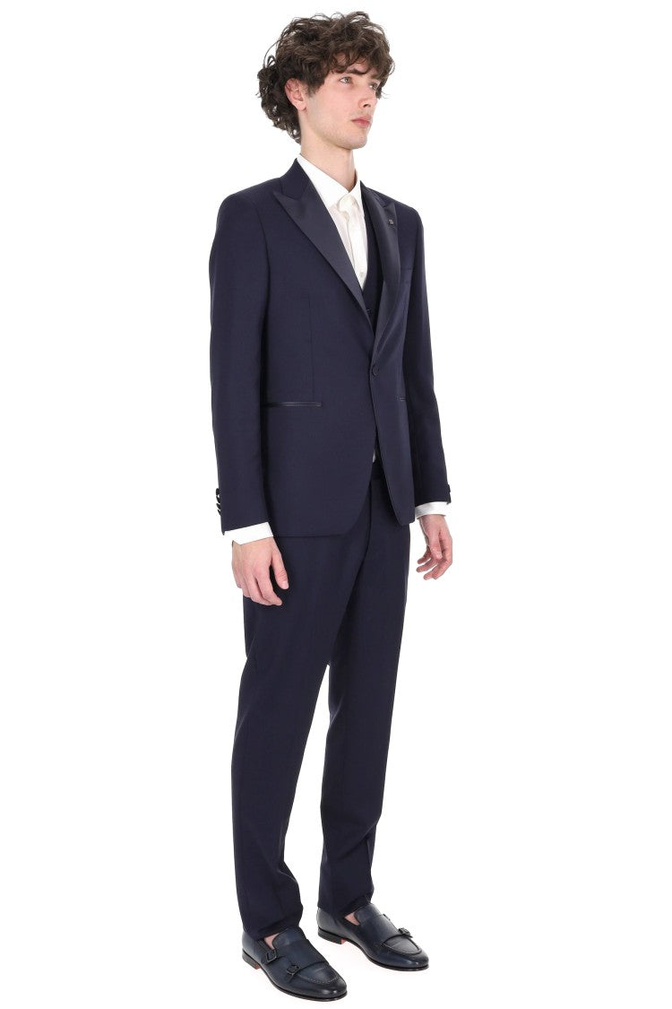 Tagliatore Bruce Virgin Wool Three-Piece Tuxedo Suit