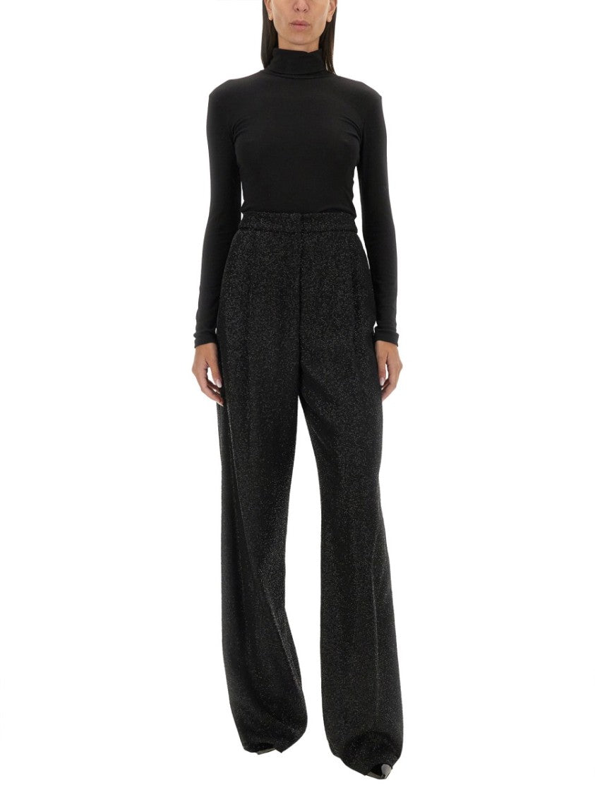 Max Mara Tailored Regular Fit Navigli Pants With Smooth Texture