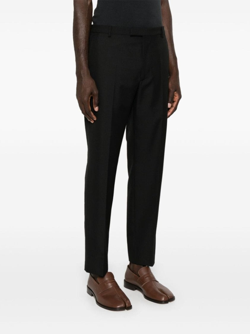 Gucci Logo-Embroidered Twill Tailored Trousers