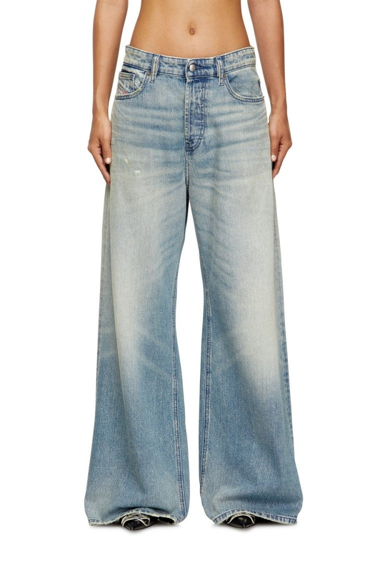Diesel Blue Cotton Jeans