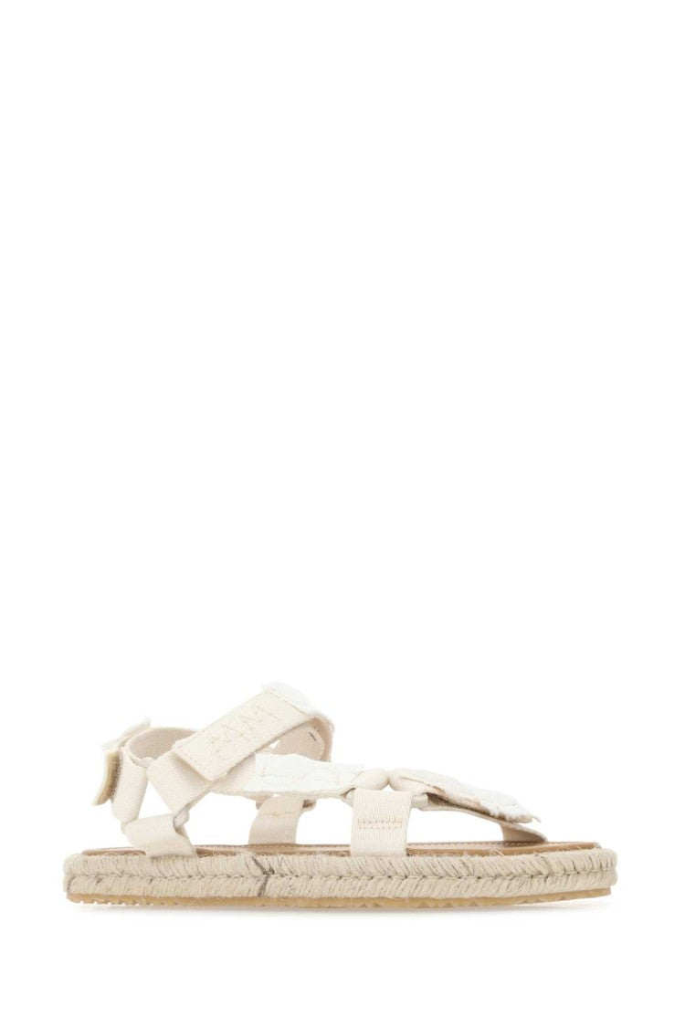 Maison Margiela White Canvas Trekking Sandals
