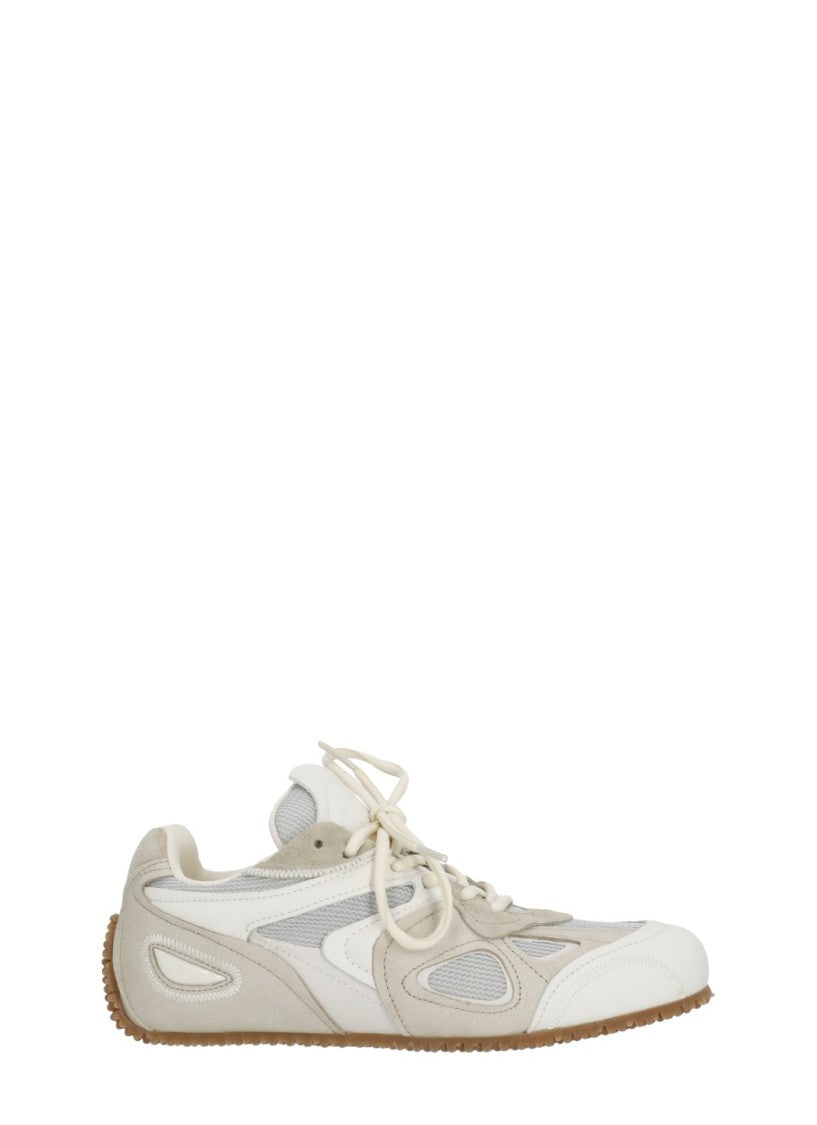 Axel Arigato White Slow Runner Leather-Blend Sneakers