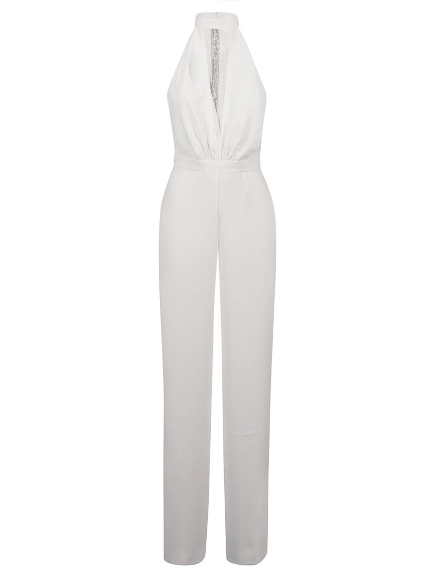 Nuè V Jumpsuit Deep Halter Jumpsuit