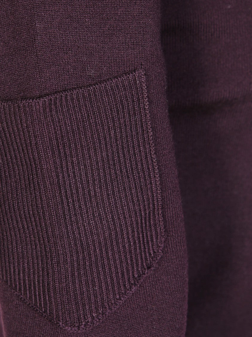 Victoria Beckham Long-Sleeved Top With High Neckline And Fitted Silhouette