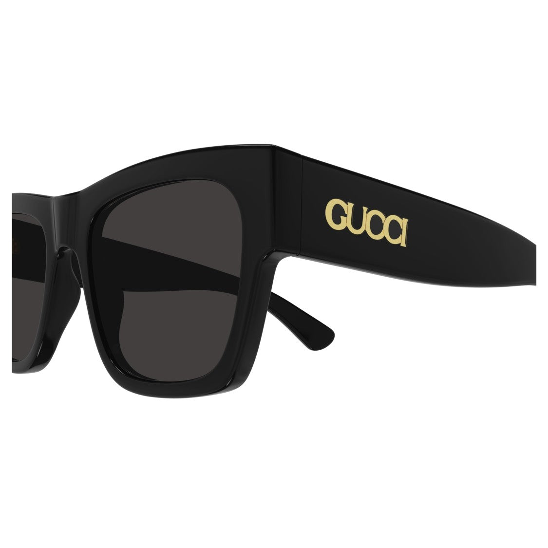Gucci Gg1793s Rectangular Black Sunglasses