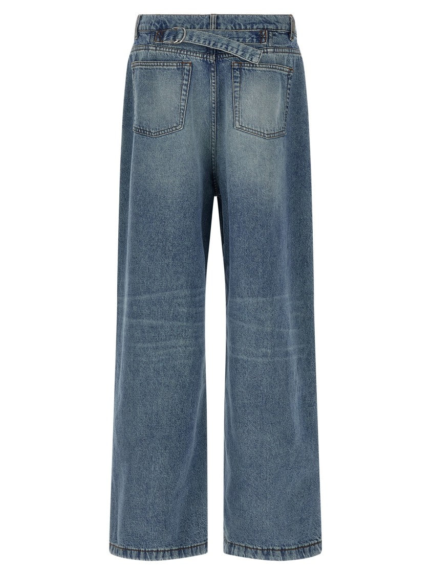 Ami Stonewashed Denim Jeans