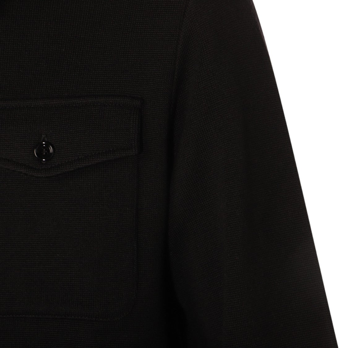 Lardini Black Jacket With Classic Collar