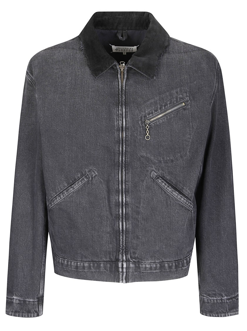 Maison Margiela Giacca Washed Black Cropped