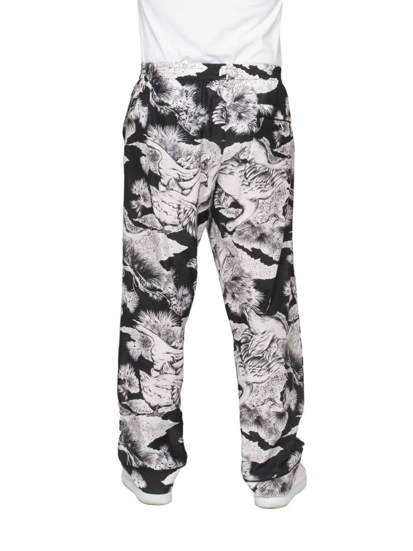 Moschino Artistic Print Relaxed Straight-Leg Pants