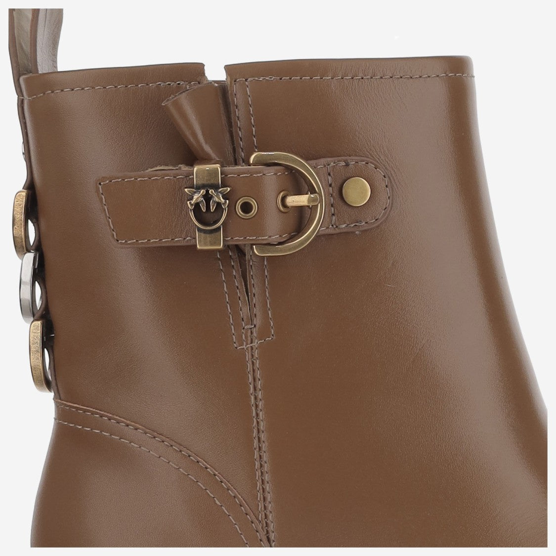 Pinko Mia 21 Leather Ankle Boots