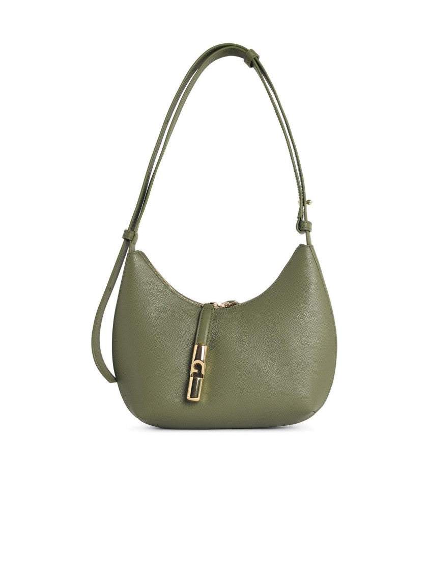 Furla 'S  Goccia' Avocado Leather Shoulder Bag