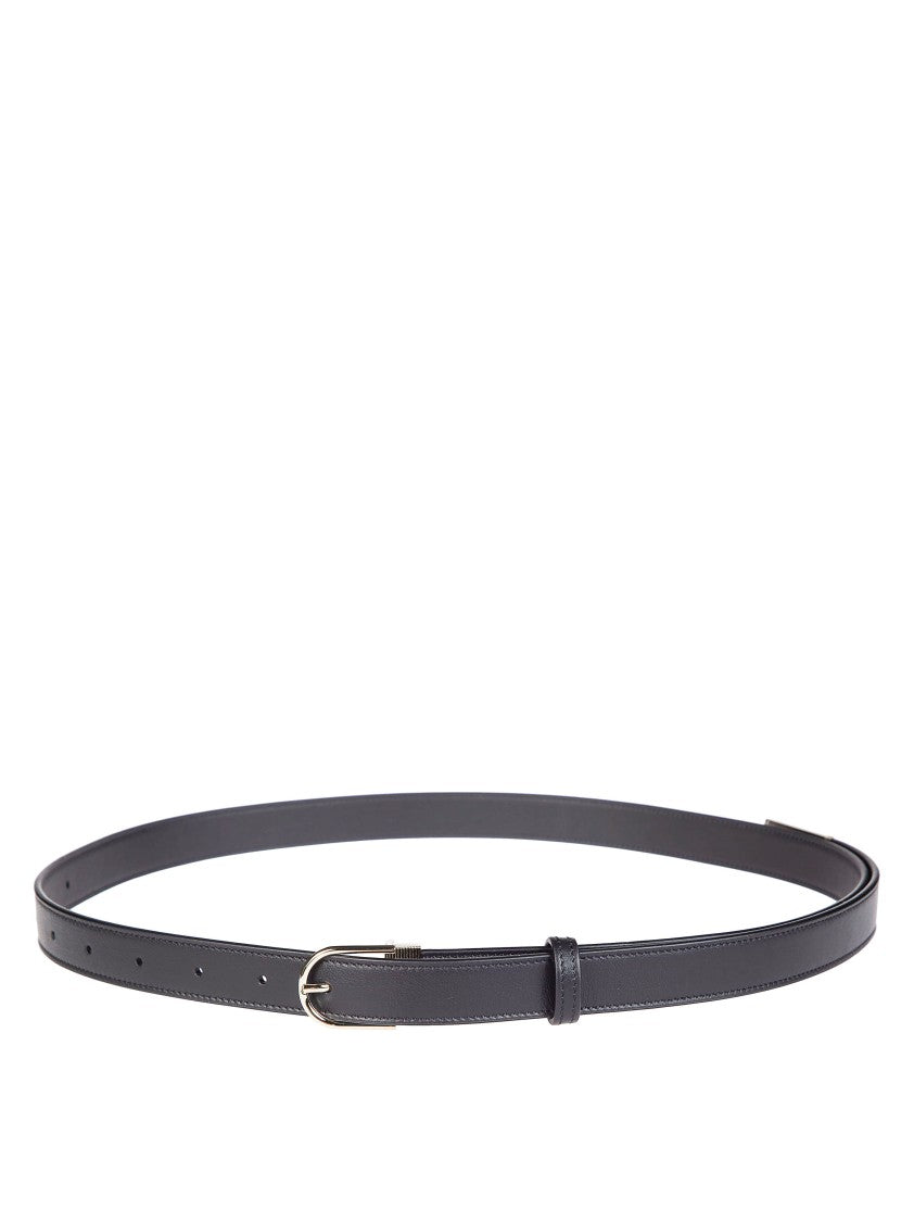 Victoria Beckham Dorian B Finite Silver Buckle Belt