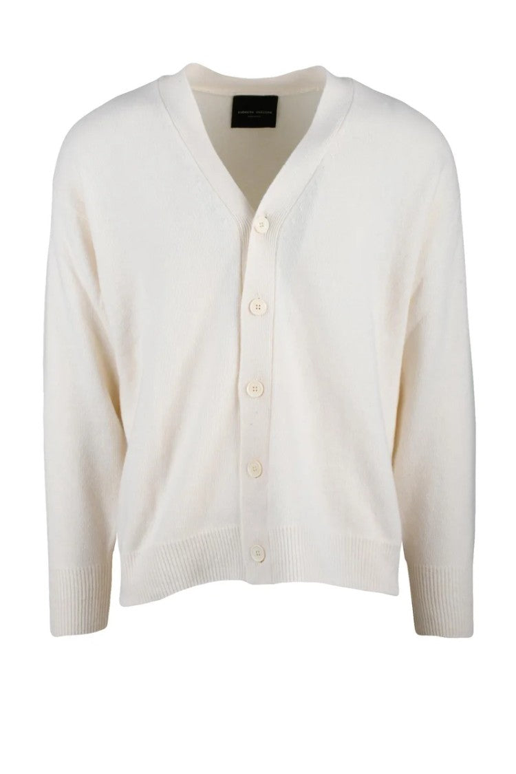 Roberto Collina Refined Button-Front Cardigan In Fine Wool