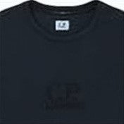 C.P. Company Short-Sleeved T-Shirt With Embossed Logo And Classic Neckline