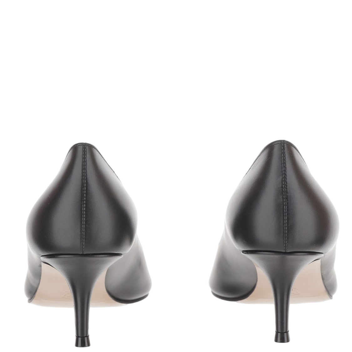 Gianvito Rossi Pointed-Toe Suede Pumps With Mid-Height Heel