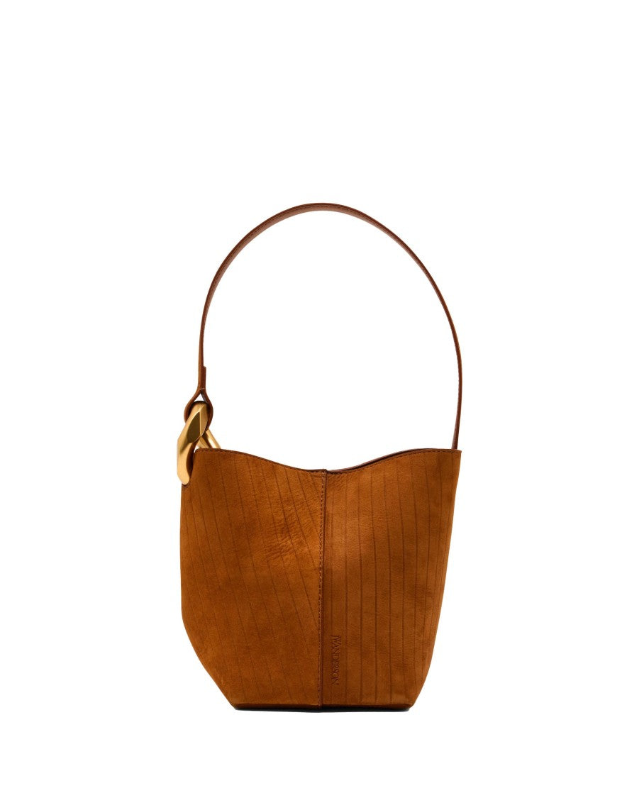 J. W. Anderson The Jwa Corner Small Bucket Bag Suede