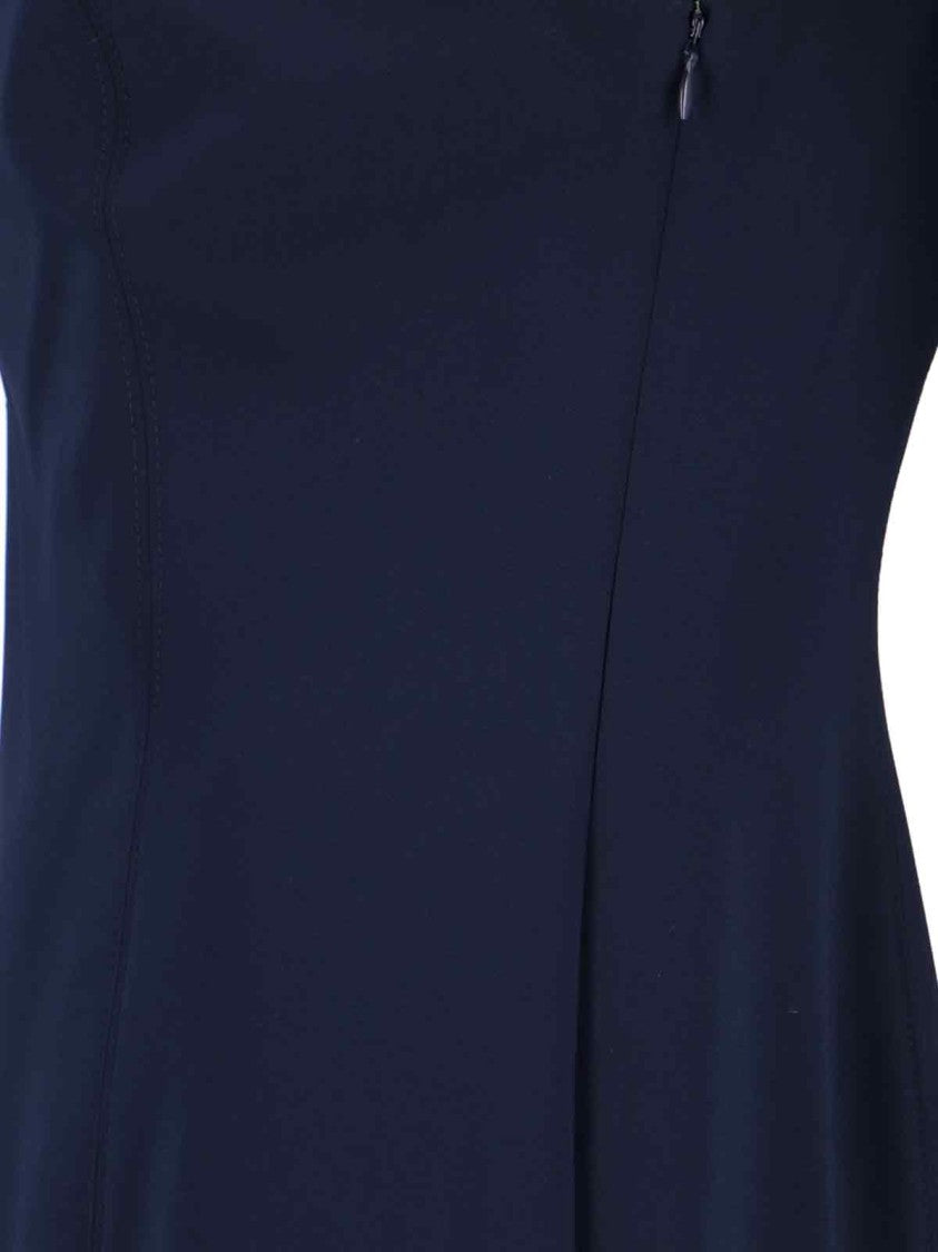Polo Ralph Lauren Navy Off-The-Shoulder Maxi Dress