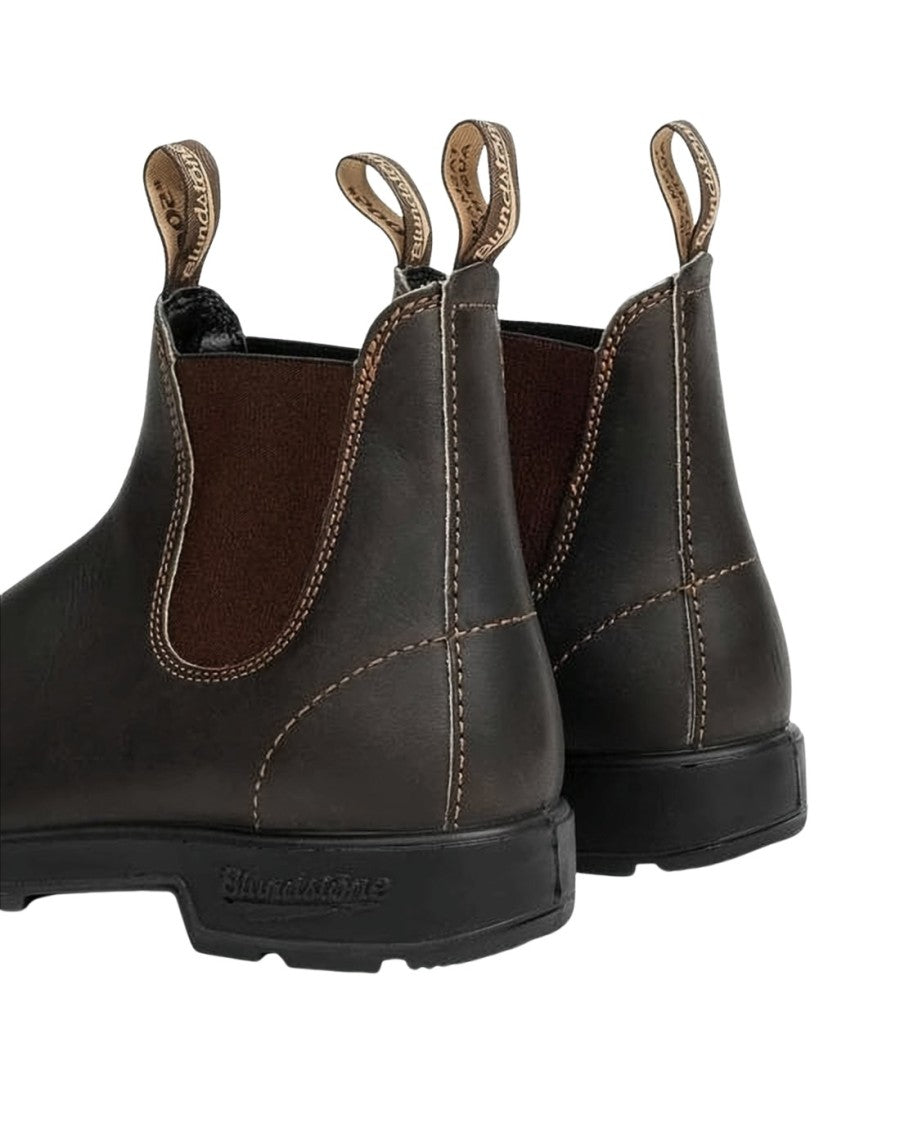Blundstone Brown Cowhide Leather Ankle Boots